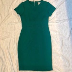 H&M Basketweave Cap Sleeve Dress